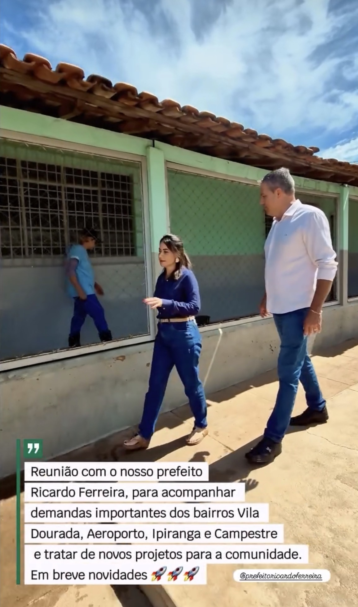 Reunião Com o Prefeito Ricardo Ferreira