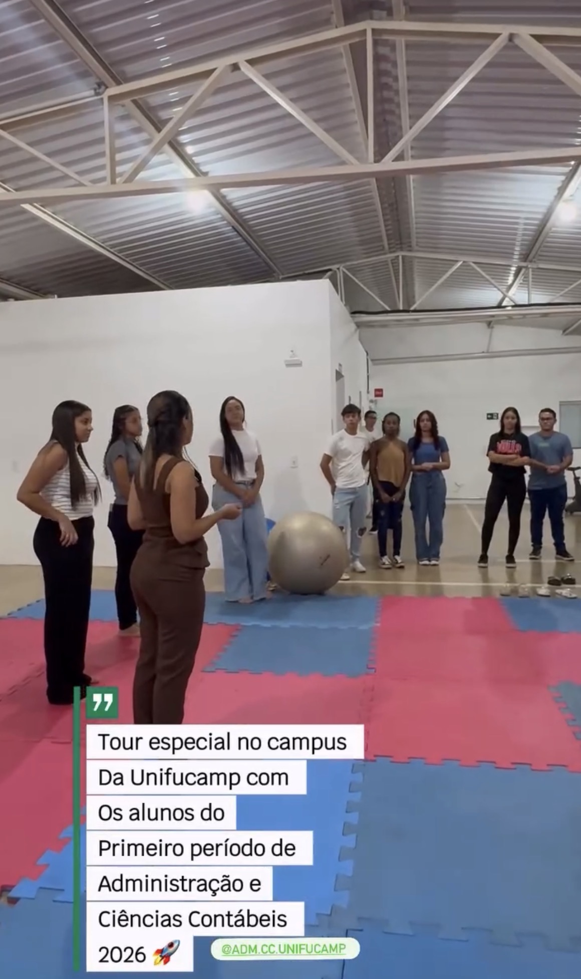 1º Semestre da nossa nova turma de Administração e ciências contáveis 