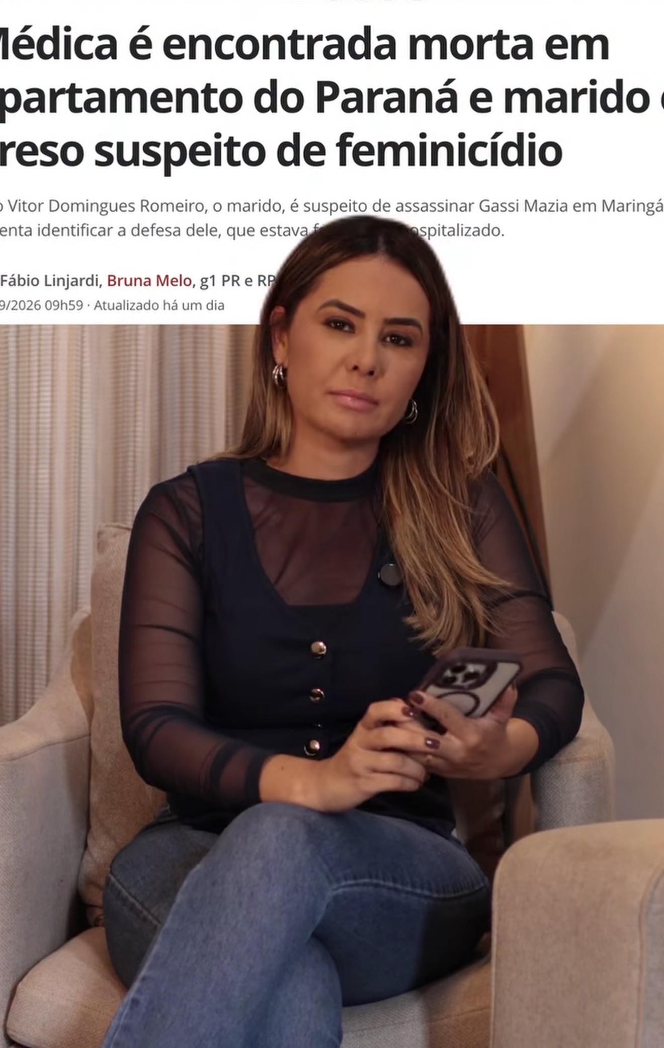 Gassi Paola, suspeito de matar médica não aceitava o fim do relacionamento | Simone Teles - Monte Carmelo